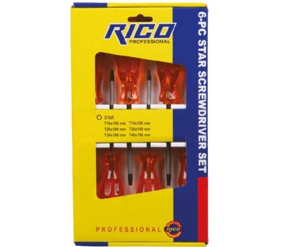 003-RT2522 6 PC TORX STAR TORNAVİDA SETİ