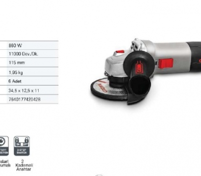 Avuç Taşlama 860 w